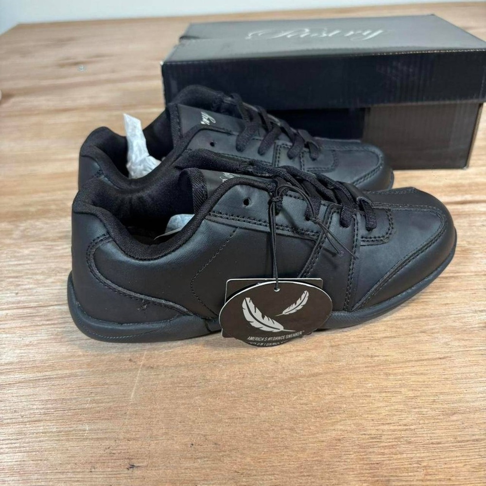 Pastry Youth Pop Tart Grid Dance Sneakers Black HipHop Shoe Kids Size 3 PK211001
